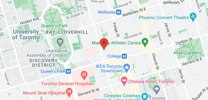 map of 38 Grenville St